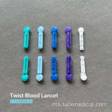 Keselamatan Lancet Darah Twisted Pposable
